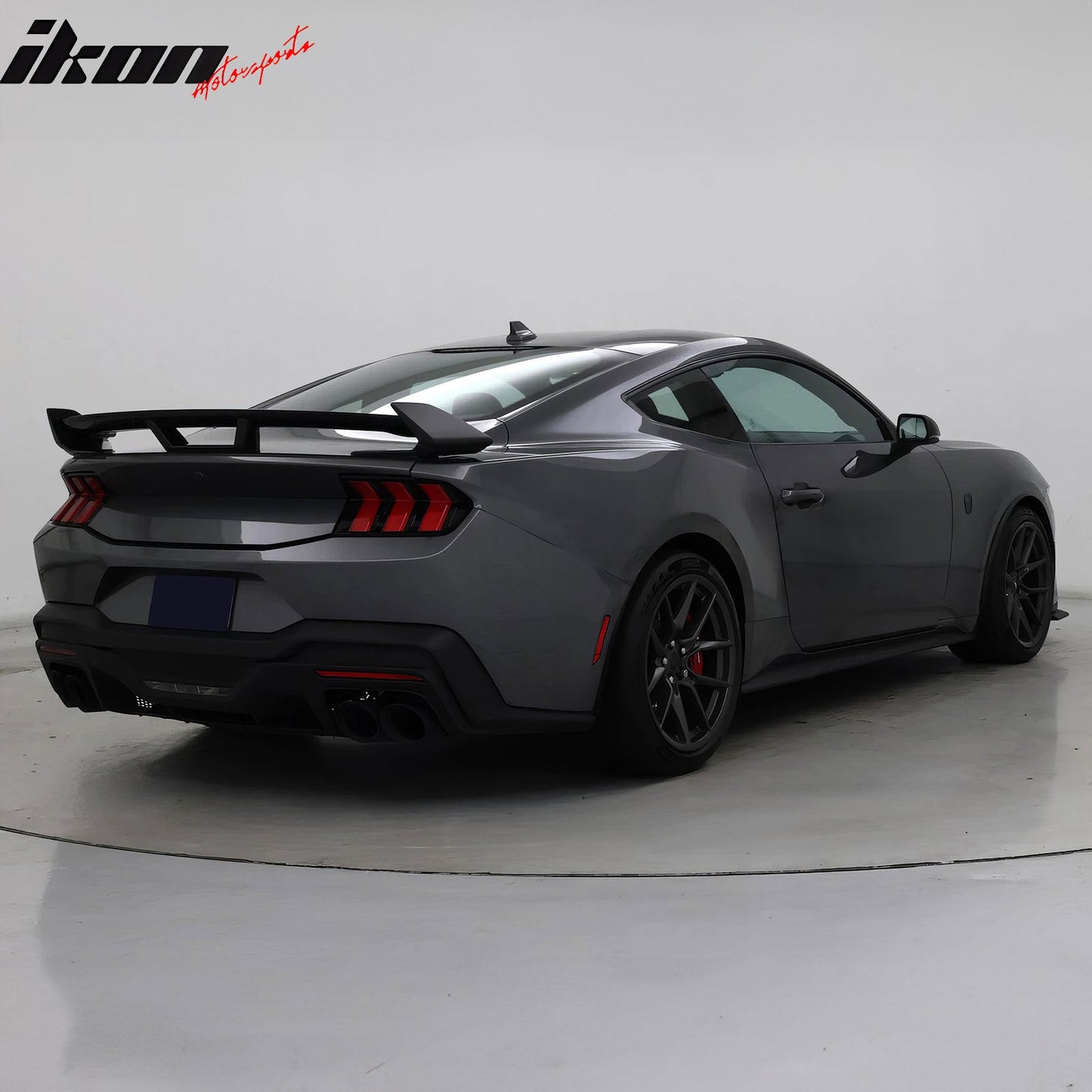 2024-2026 Ford Mustang Coupe Dark Horse Matte Black Trunk Spoiler ABS