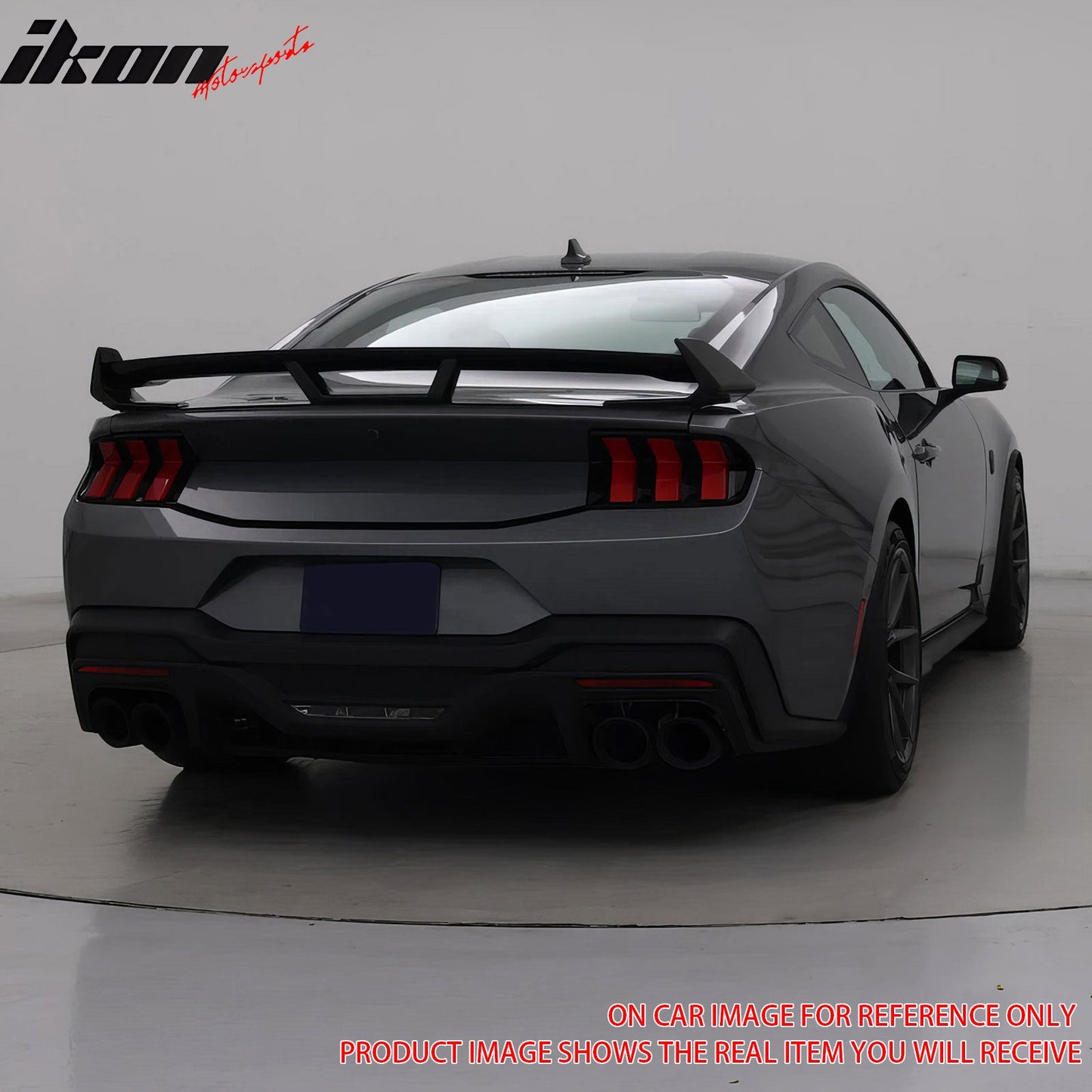 2024-2026 Ford Mustang Coupe Dark Horse Gloss Black Trunk Spoiler ABS