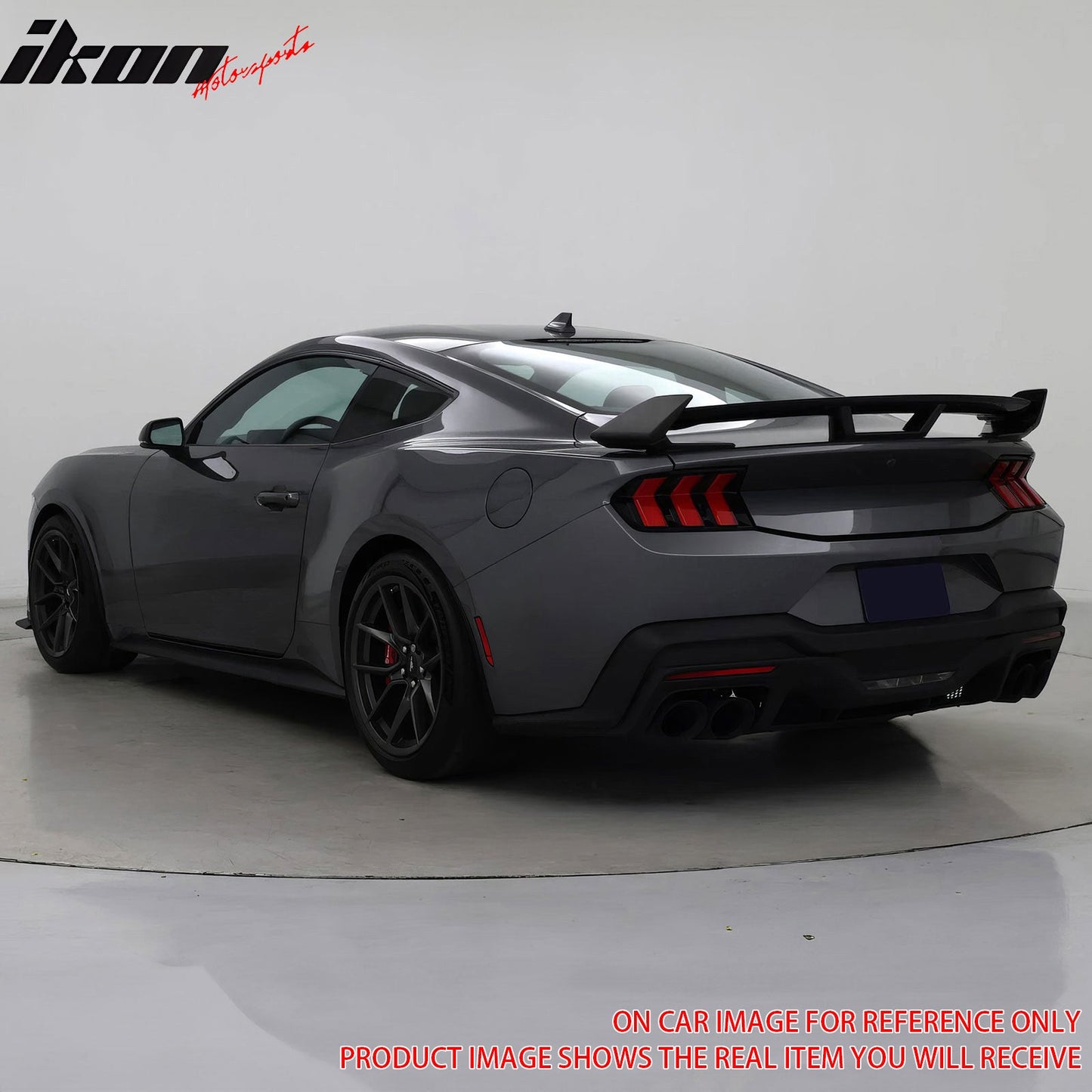 2024-2026 Ford Mustang Coupe Dark Horse Gloss Black Trunk Spoiler ABS