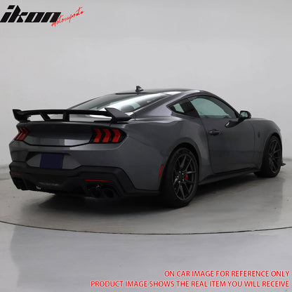 2024-2026 Ford Mustang Coupe Dark Horse Gloss Black Trunk Spoiler ABS