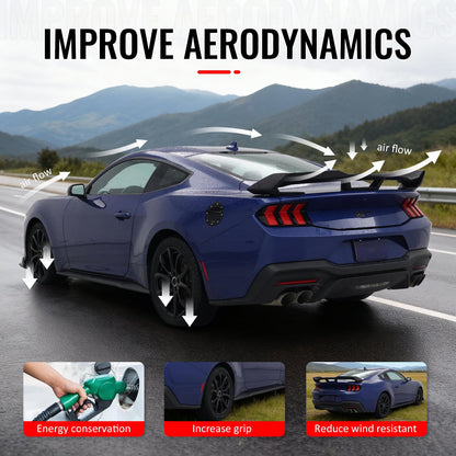 2024-2026 Ford Mustang Dark Horse HP Style Trunk Spoiler Wing ABS