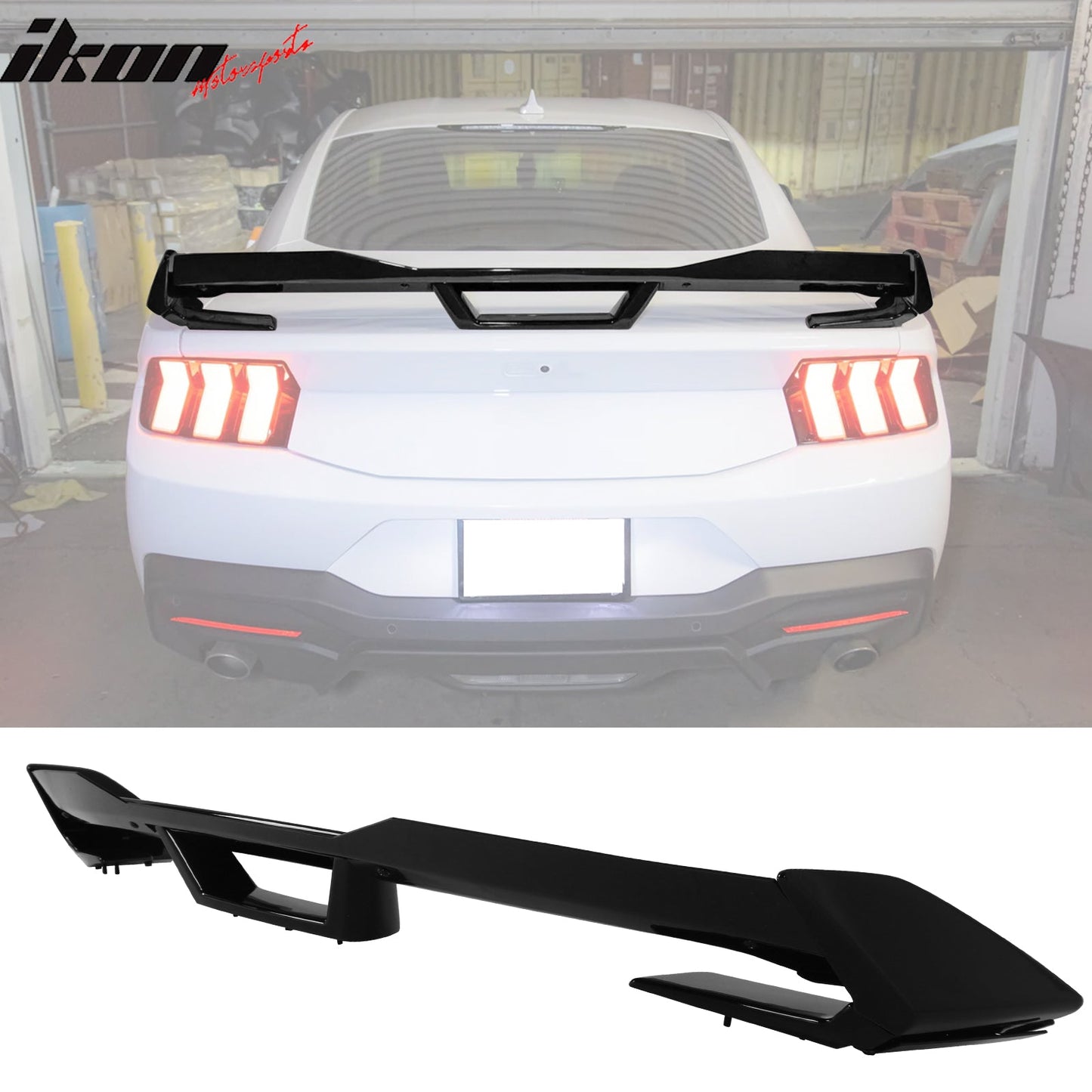 2024-2026 Ford Mustang Dark Horse HP Style Trunk Spoiler Wing ABS