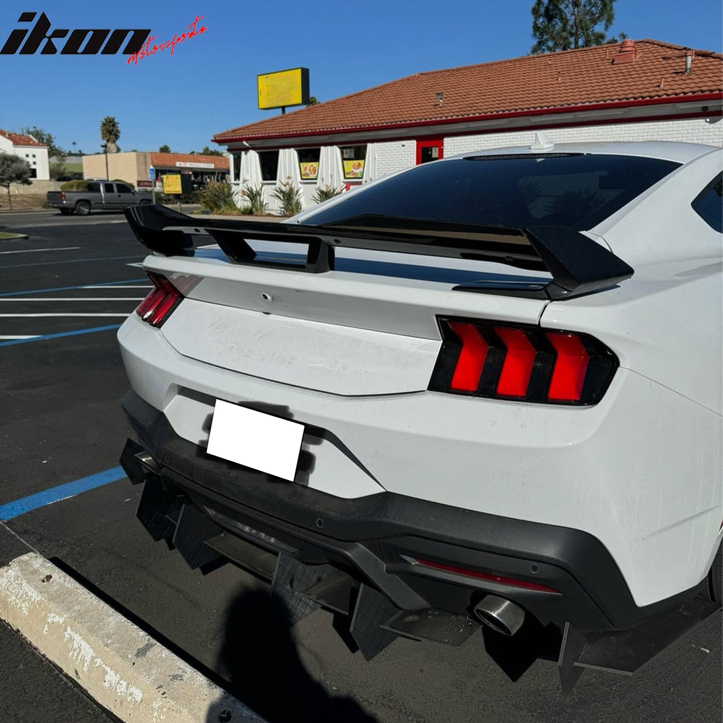 2024-2026 Ford Mustang Dark Horse HP Style Trunk Spoiler Wing ABS