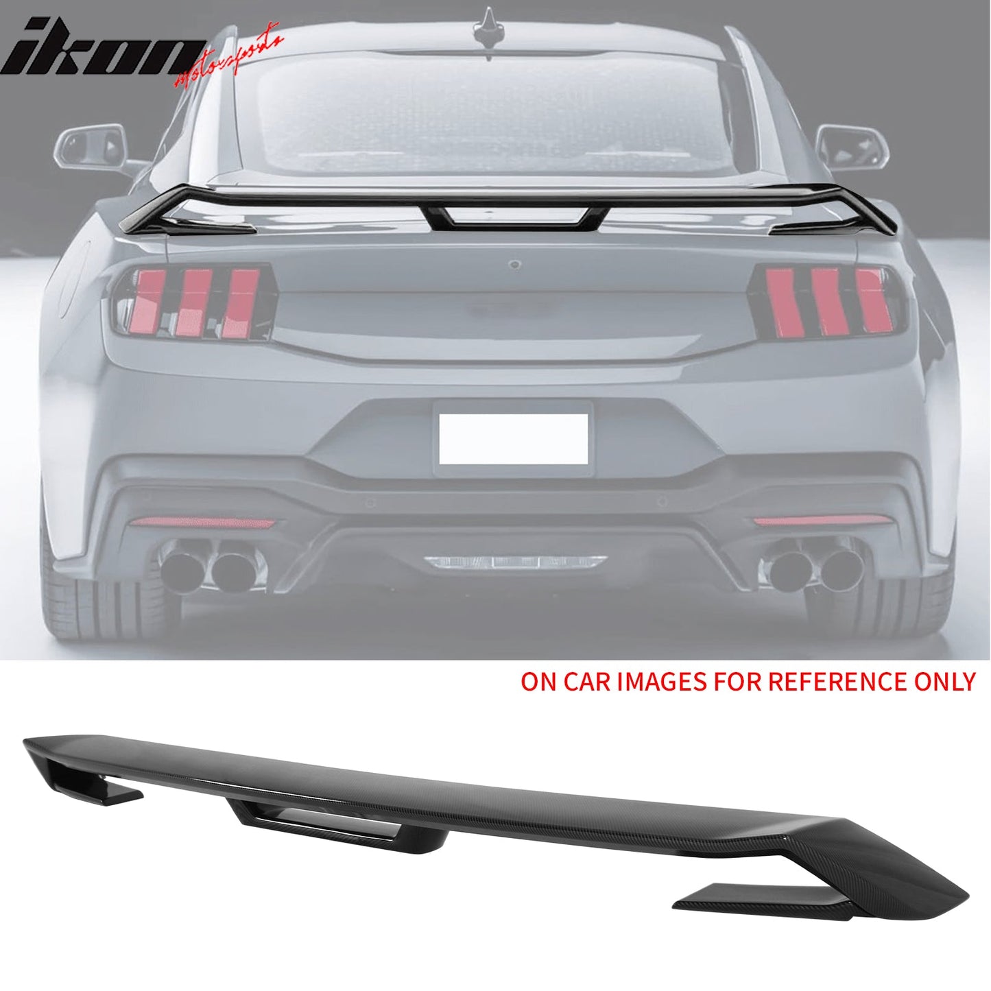 2024-2026 Mustang OE GT Performance Style Trunk Spoiler Wing ABS