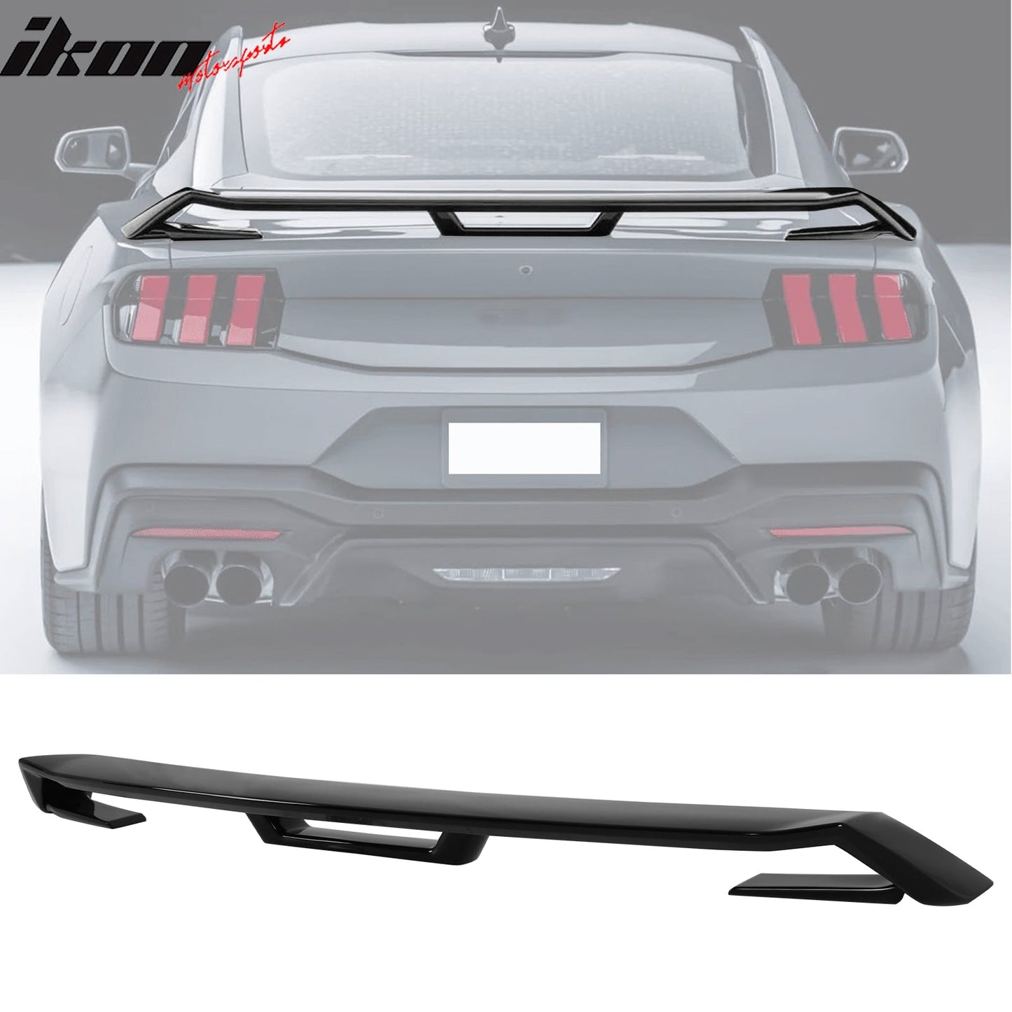 2024-2026 Mustang OE GT Performance Style Trunk Spoiler Wing ABS