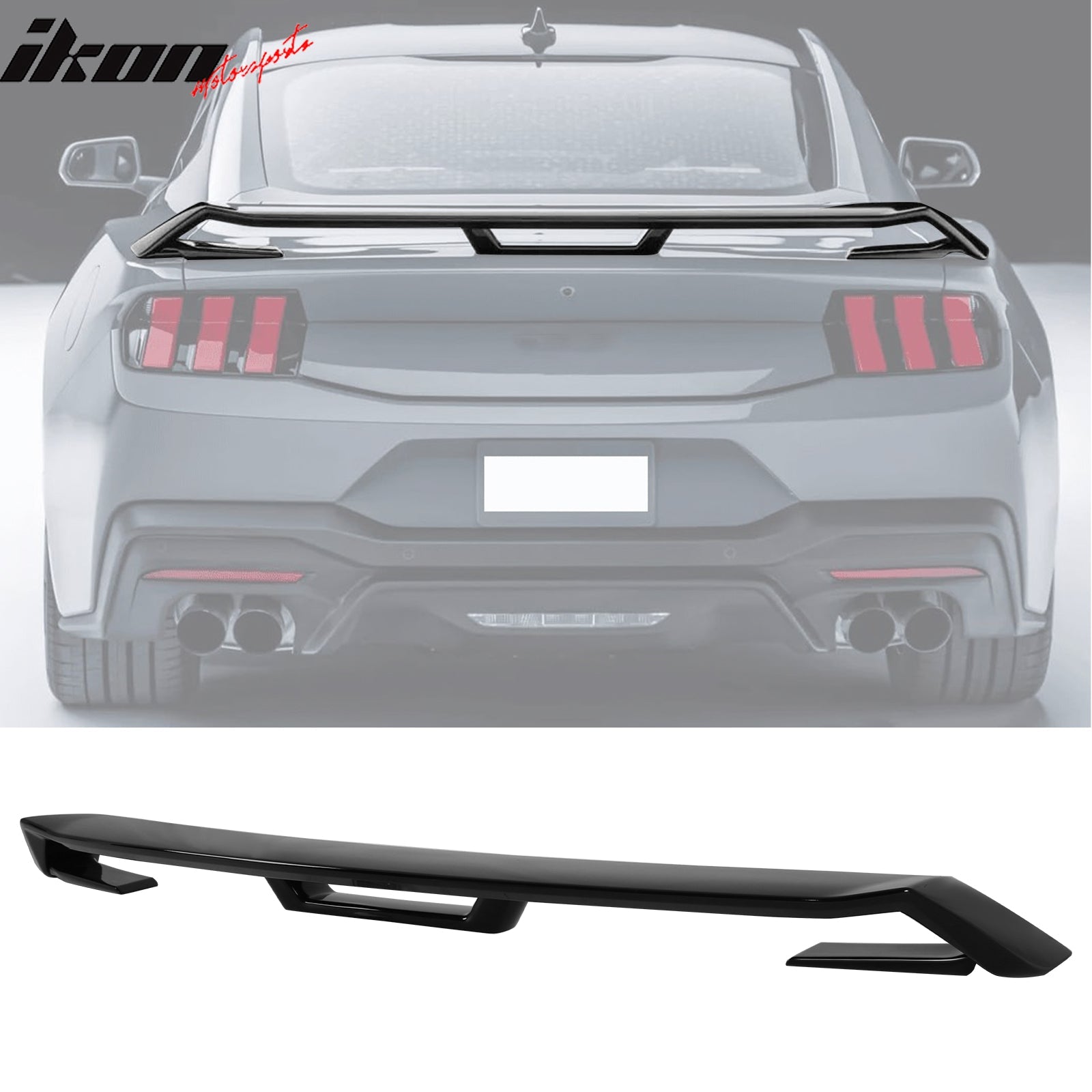 2024-2026 Mustang OE GT Performance Style Trunk Spoiler Wing ABS