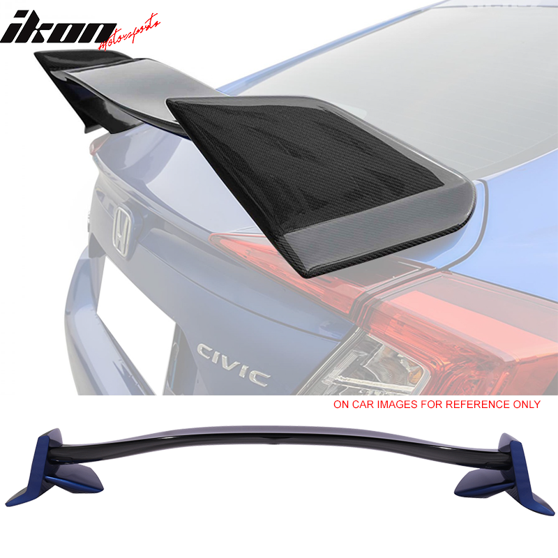 2016-2021 Honda Civic 10th X Sedan 4Dr Type R Trunk Spoiler Wing ABS
