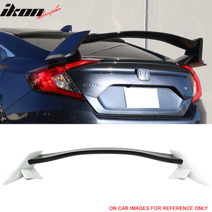 2016-2021 Honda Civic 10th X Sedan 4Dr Type R Trunk Spoiler Wing ABS