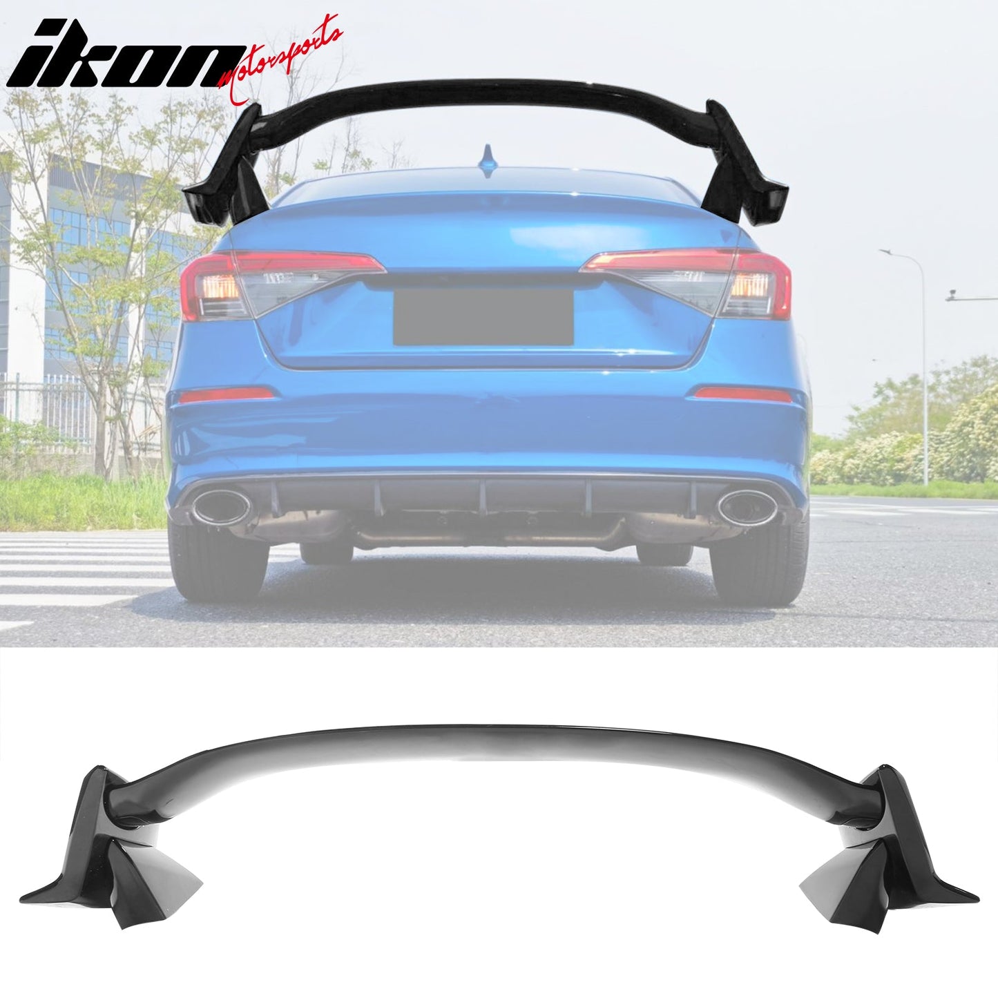 2022-2026 Honda Civic Sedan Type R Style Trunk Spoiler ABS