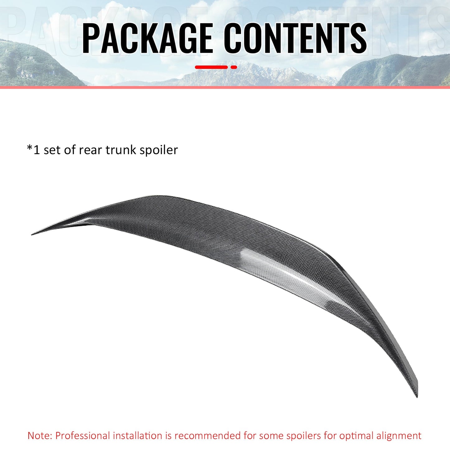 2013-2020 BRZ FR-S TY86 Duckbill Carbon Fiber Print Trunk Spoiler ABS