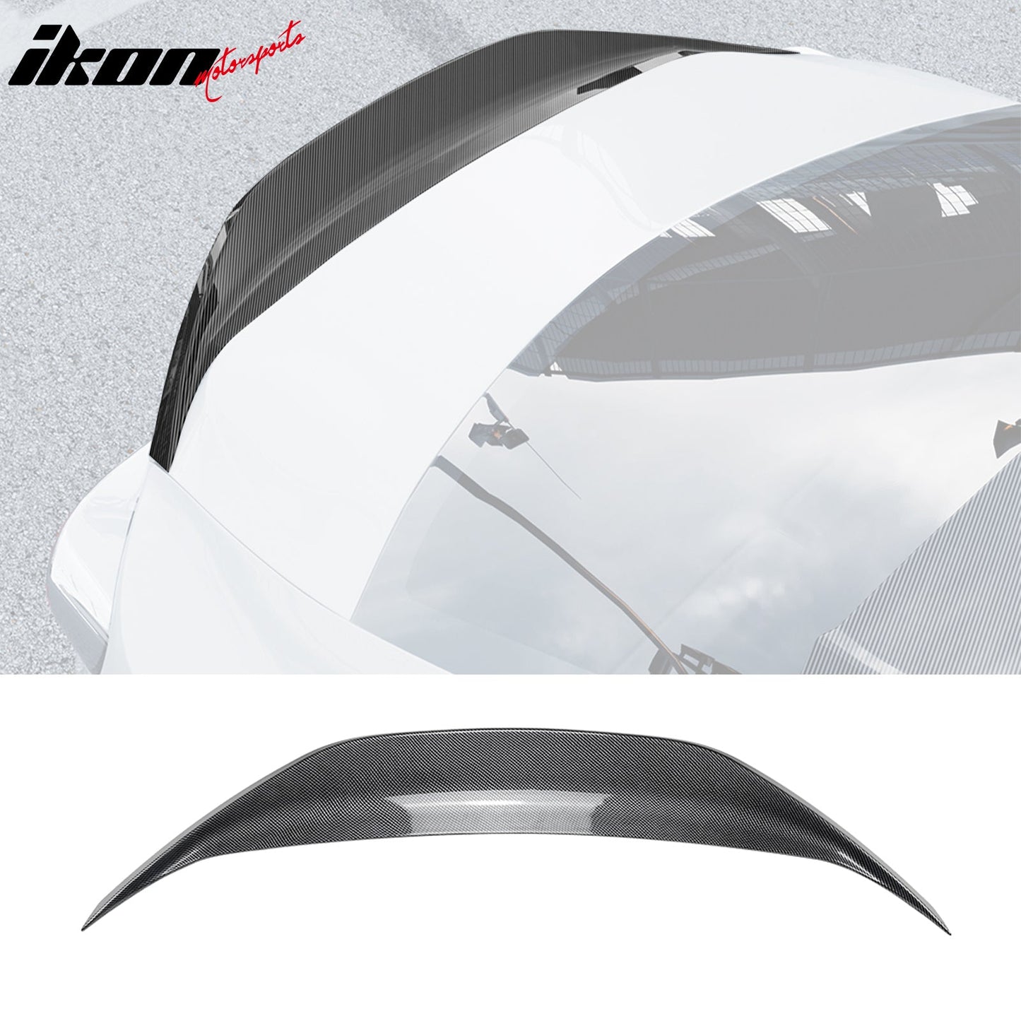 2013-2020 BRZ FR-S TY86 Duckbill Carbon Fiber Print Trunk Spoiler ABS