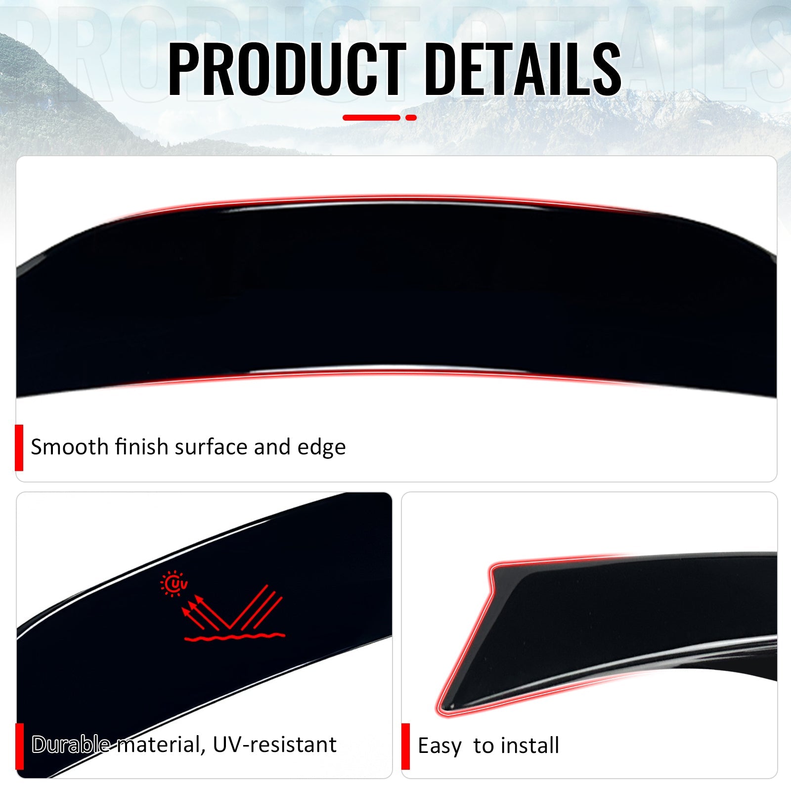 2013-2020 BRZ FR-S TY86 Duckbill Style Gloss Black Trunk Spoiler ABS