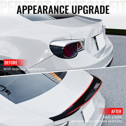 2013-2020 BRZ FR-S TY86 Duckbill Style Gloss Black Trunk Spoiler ABS