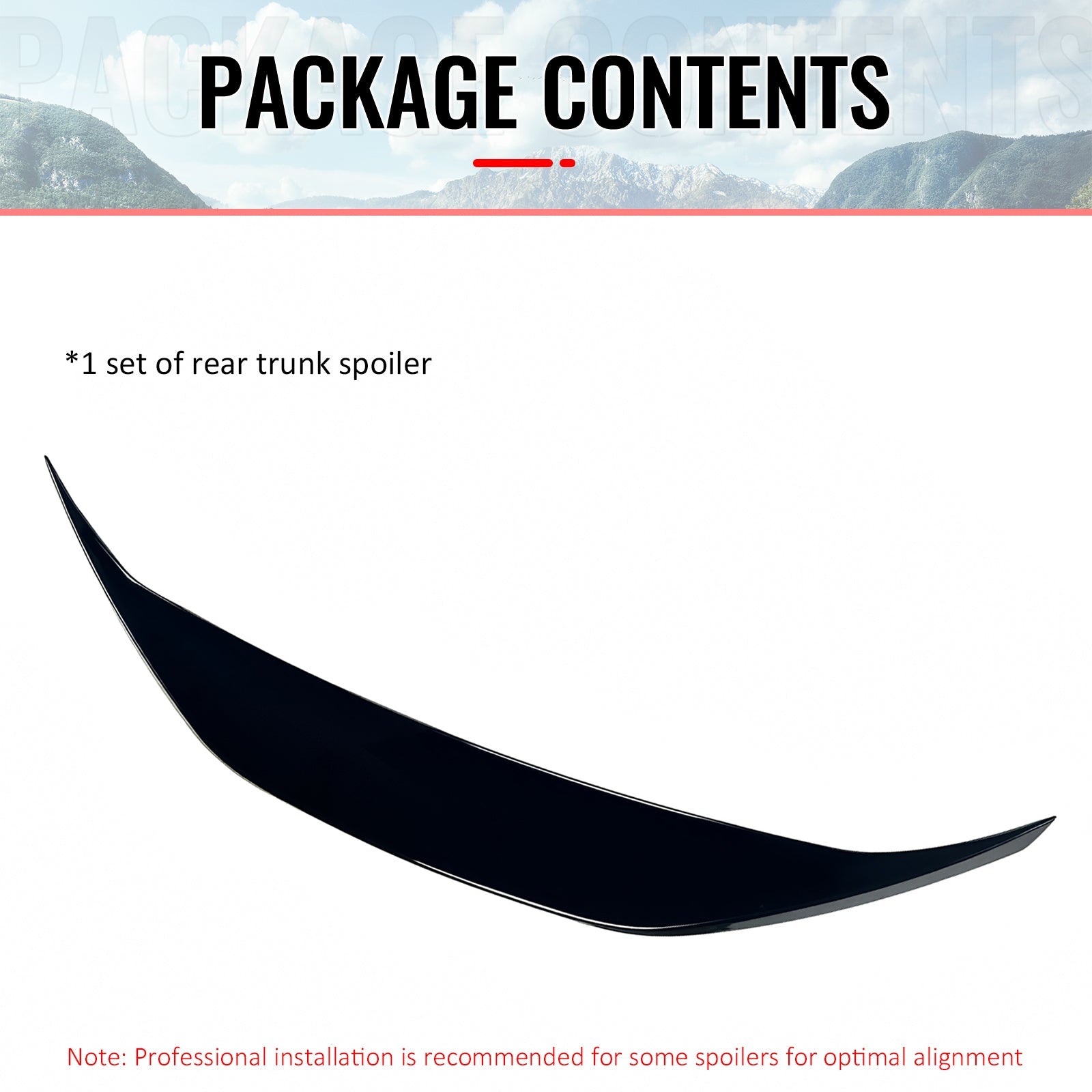 2013-2020 BRZ FR-S TY86 Duckbill Style Gloss Black Trunk Spoiler ABS
