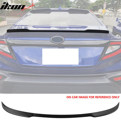 2022-2025 Subaru WRX D Style Unpainted Black Rear Trunk Spoiler ABS