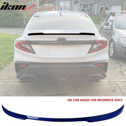 2022-2024 Subaru WRX D Style Painted #K7X Rear Trunk Spoiler ABS