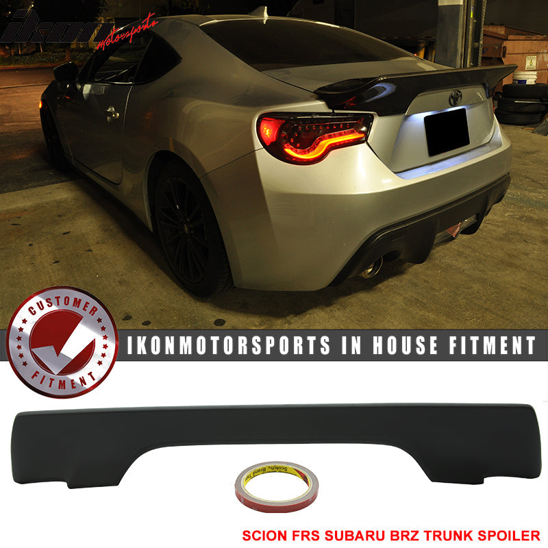For 13-20 FR-S FRS BRZ GT86 GR V3 Trunk Spoiler