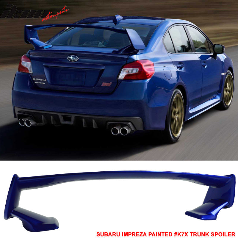 2015-2021 Subaru WRX Sti Style Rear Trunk Spoiler Wing ABS