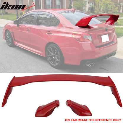 2015-2021 Subaru WRX Sti Style Rear Trunk Spoiler Wing ABS