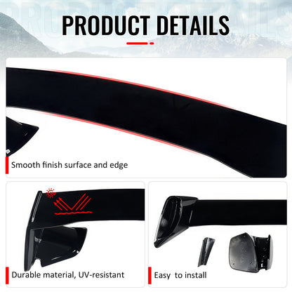 2015-2021 WRX STI 2012-2016 Impreza STI Gloss Black Trunk Spoiler ABS