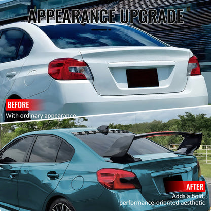 2015-2021 WRX STI 2012-2016 Impreza STI Gloss Black Trunk Spoiler ABS