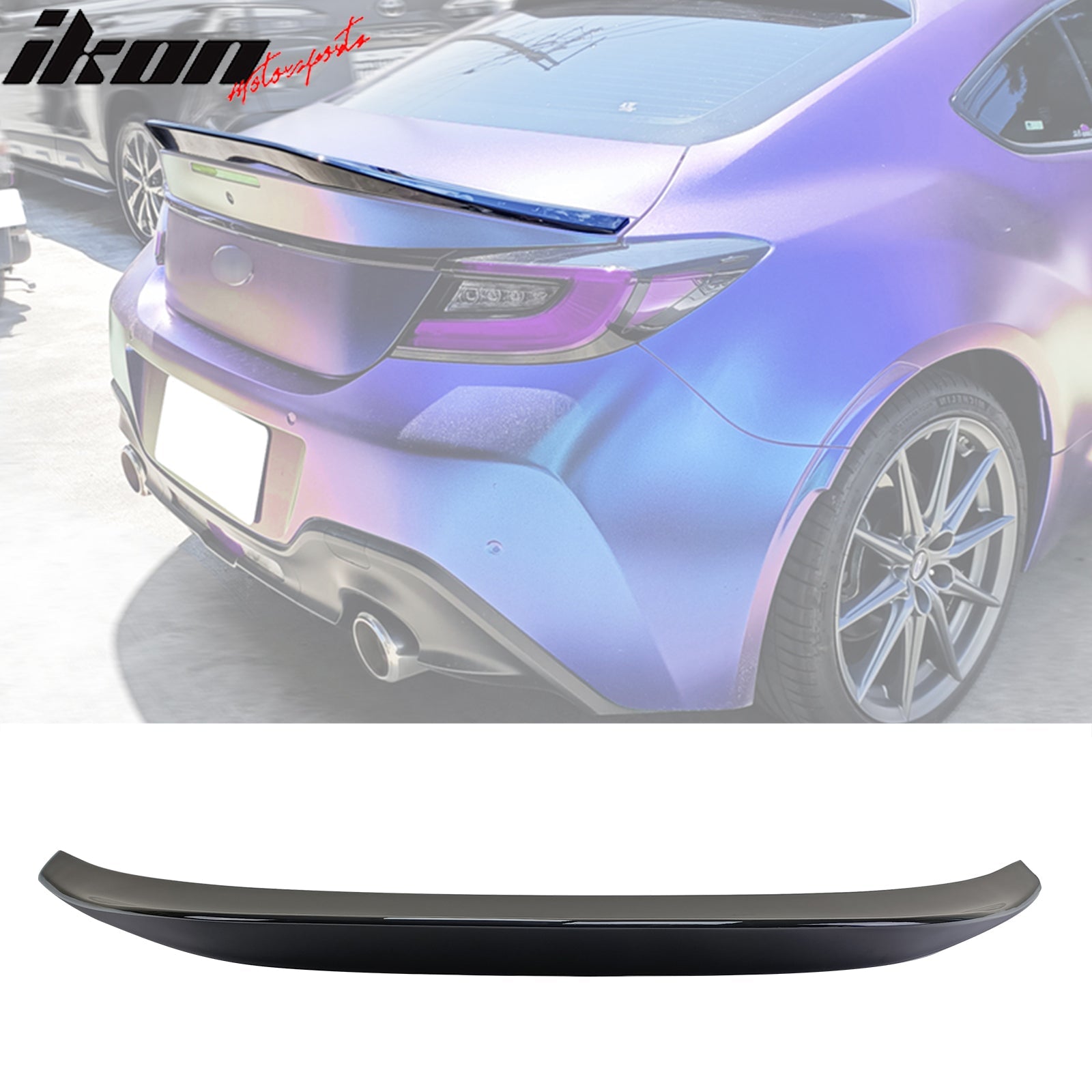 2022-2026 Subaru BRZ Toyota GR86 IKON Style High Kick Trunk Spoiler FRP