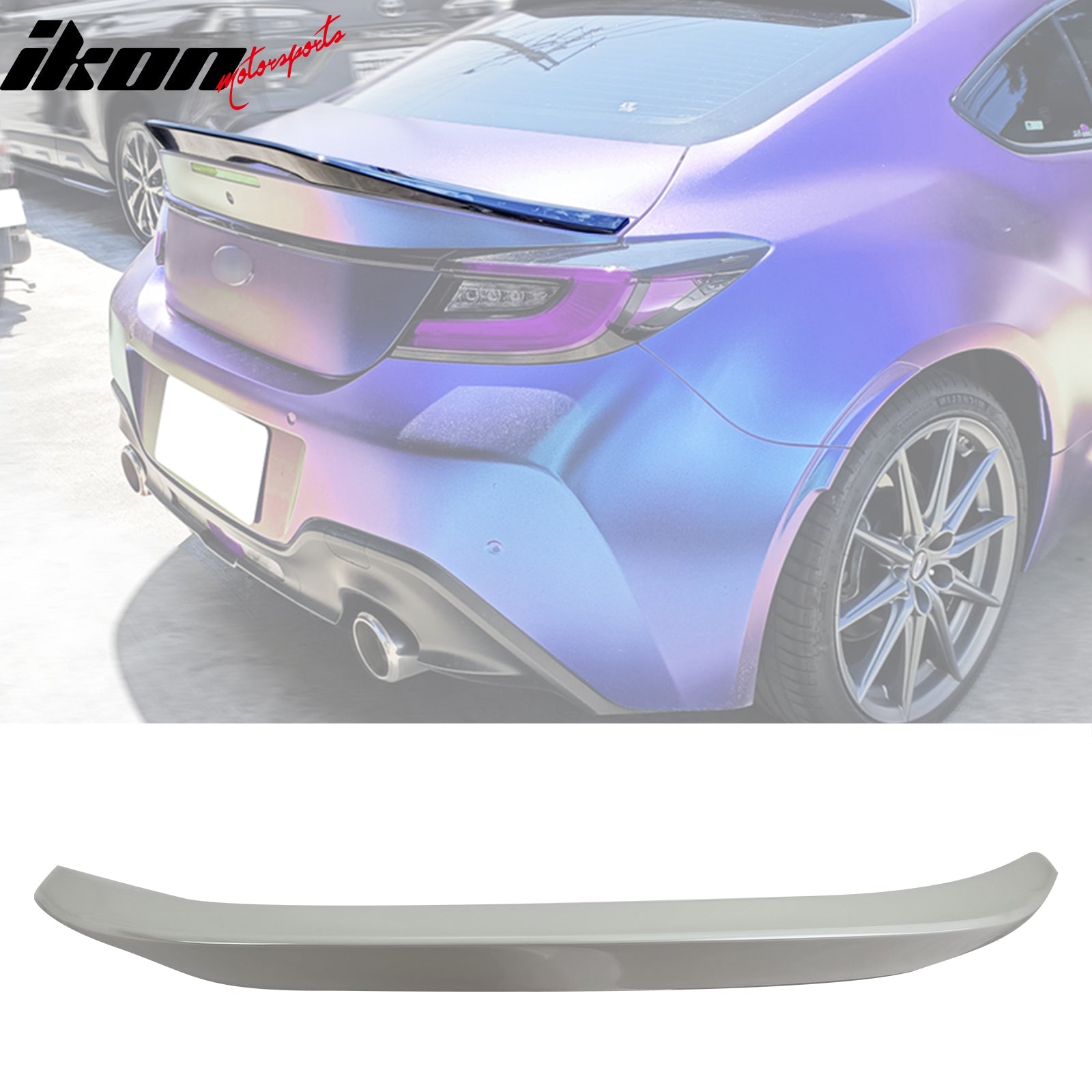 2022-2026 Subaru BRZ Toyota GR86 IKON Style High Kick Trunk Spoiler FRP