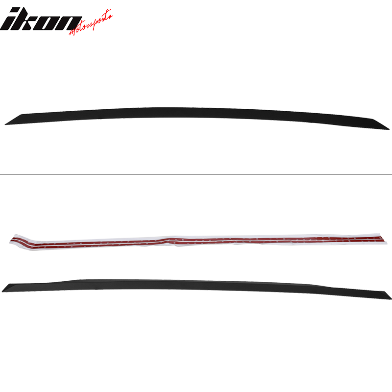 2015-2021 Subaru WRX STI Matte Black Top Gurney Flap Trunk Spoiler FRP