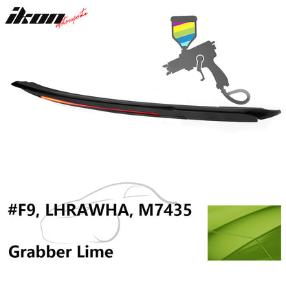 2015-2023 Ford Mustang Coupe Convertible Long LED Trunk Spoiler ABS