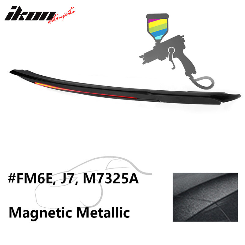 2015-2023 Ford Mustang Coupe Convertible Long LED Trunk Spoiler ABS