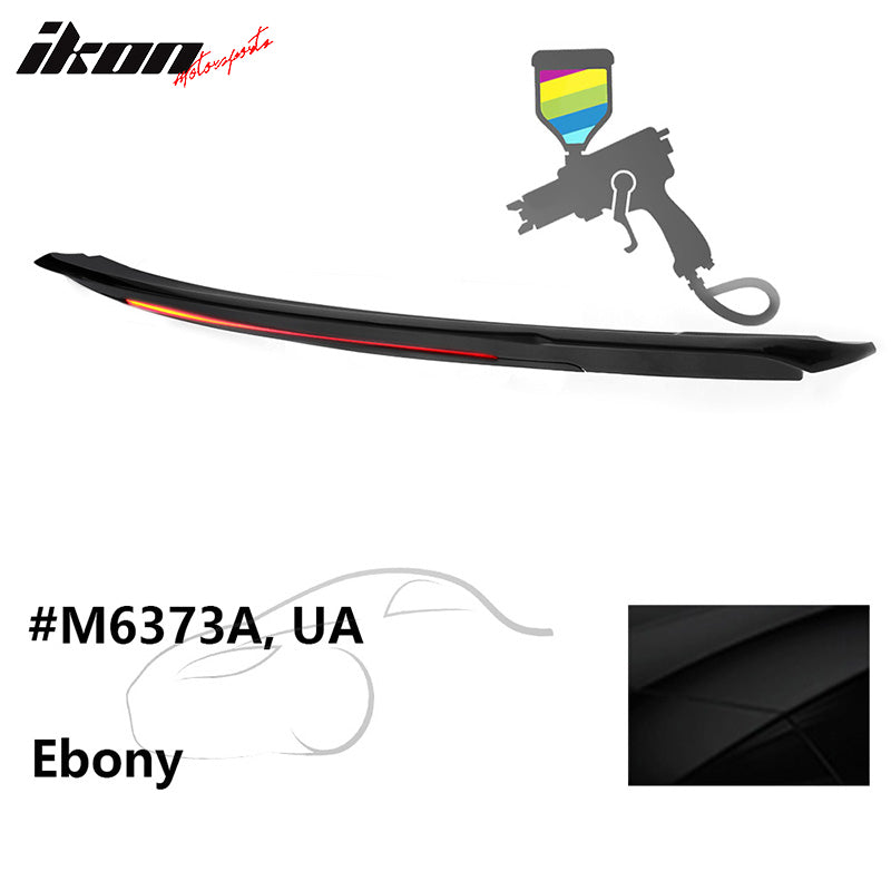 2015-2023 Ford Mustang Coupe Convertible Long LED Trunk Spoiler ABS