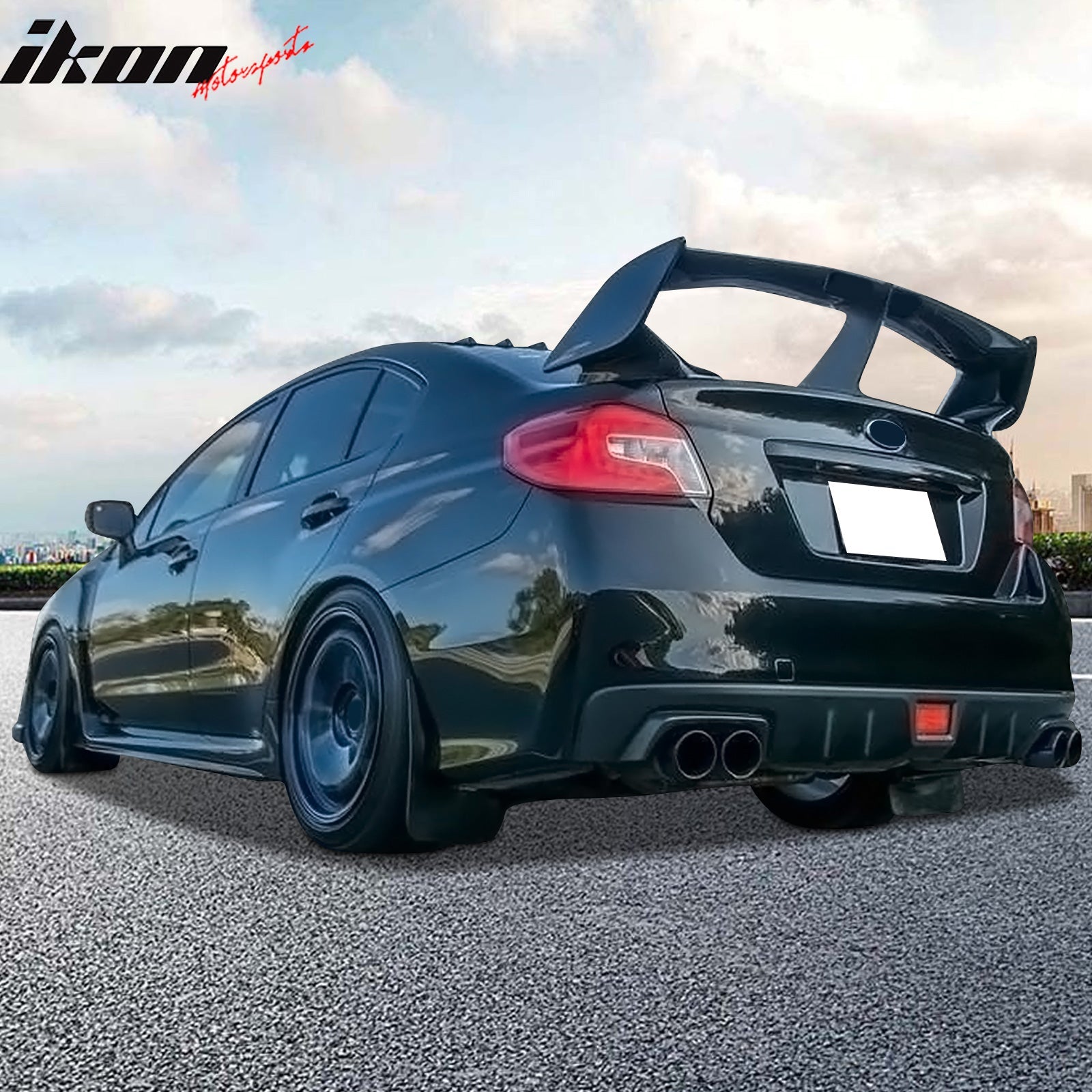 2015-2021 Subaru WRX STI Add On Trunk Spoiler Support Painted