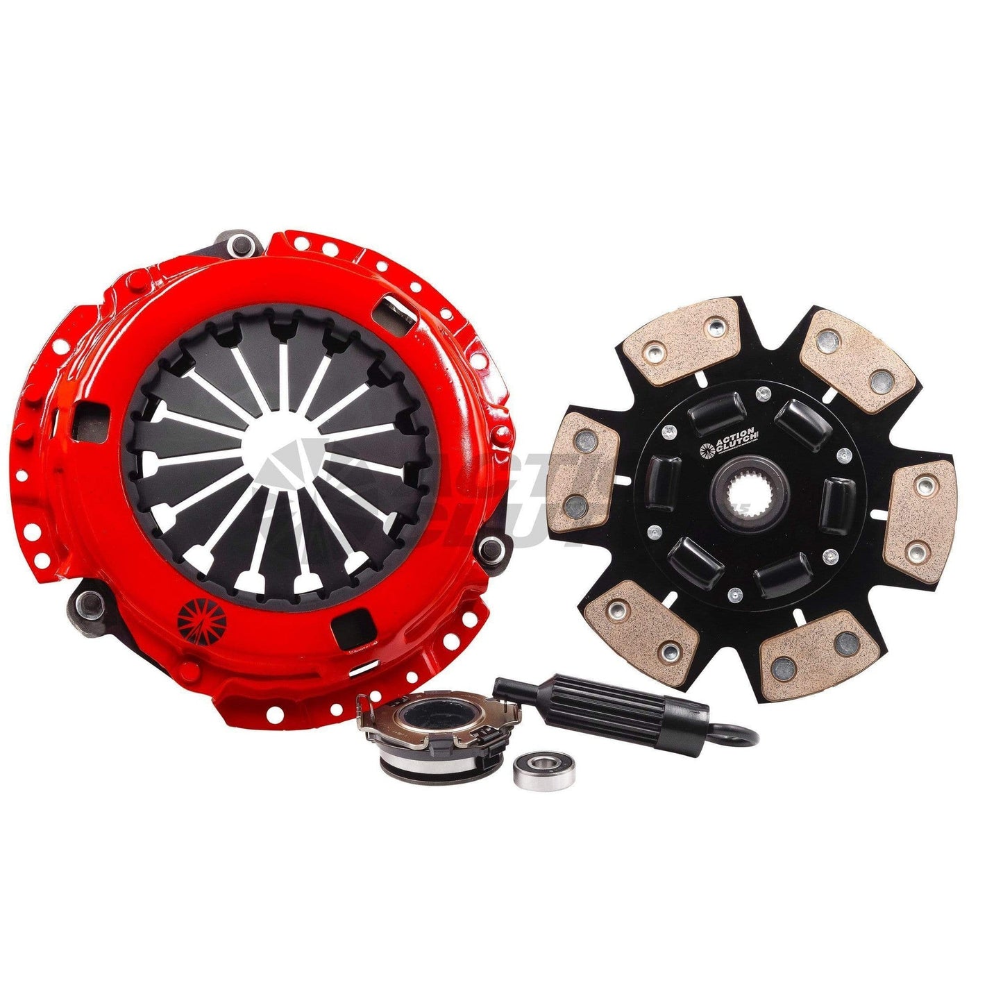 Action Clutch ACR-1820 Stage 5 2MS (Iron Buttons, 6-Puck Sprung) Incl. Dual HD Pressure Plate+Bearing Kit Subaru WRX 2015-2019