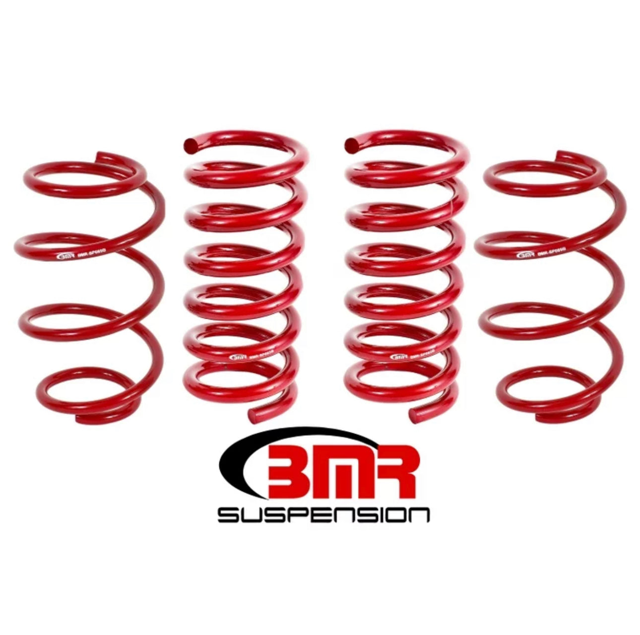 BMR 15-17 S550 Ford Mustang Performance Version Lowering Springs (Set Of 4) - Red