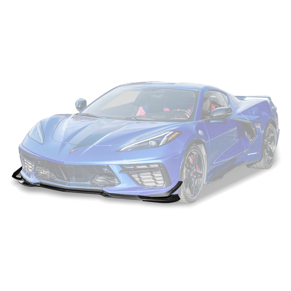 Corvette C8 Stingray DRY CARBON FIBER Front Splitter [Z06 / Z07 Conversion Package]