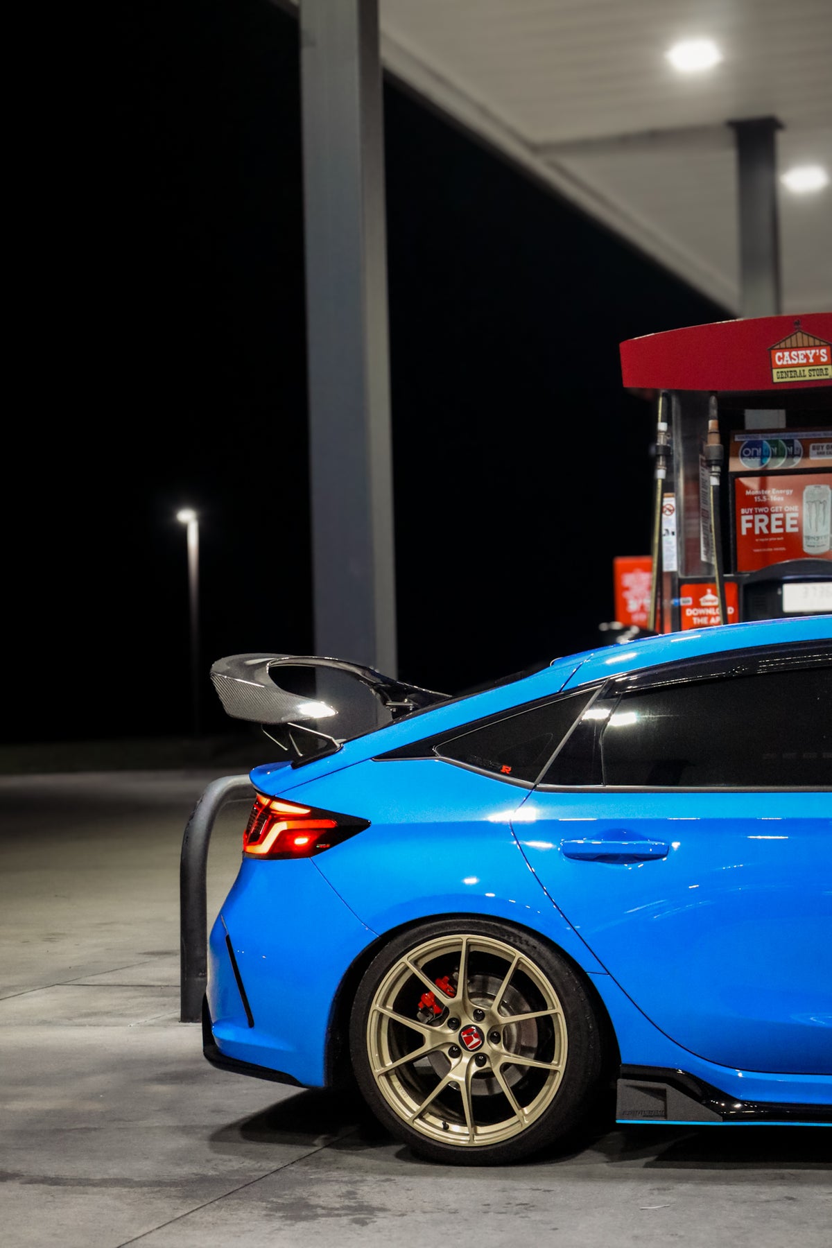 LVA x TYPE 45 Adjustable Wing Riser Extensions | 2023+ Honda Civic Type R FL5