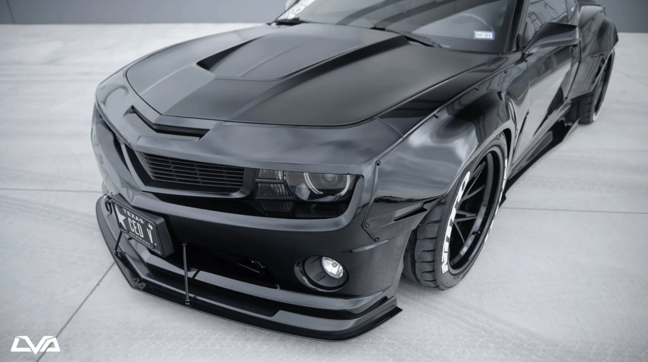 LVA 2010-2015 CHEVROLET CAMARO LIP-SPECIFIC V.2 STYLE FRONT SPLITTER