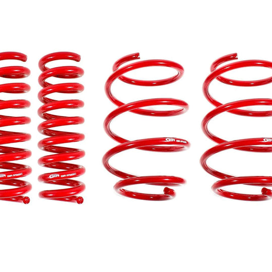 BMR 16-17 6th Gen Chevrolet Camaro V8 Performance Version Lowering Springs (Set Of 4) - Red
