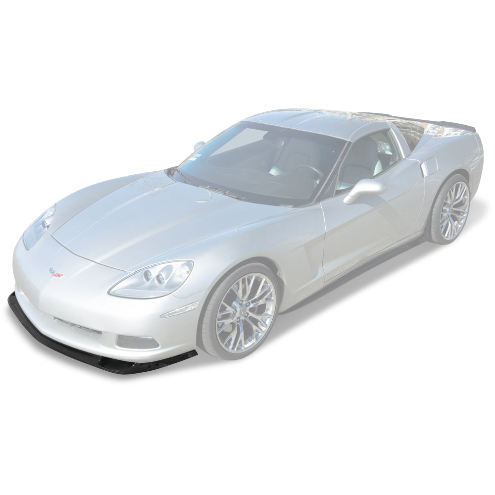 Corvette C6 Base Model ZR1 Conversion Front Splitter Lip