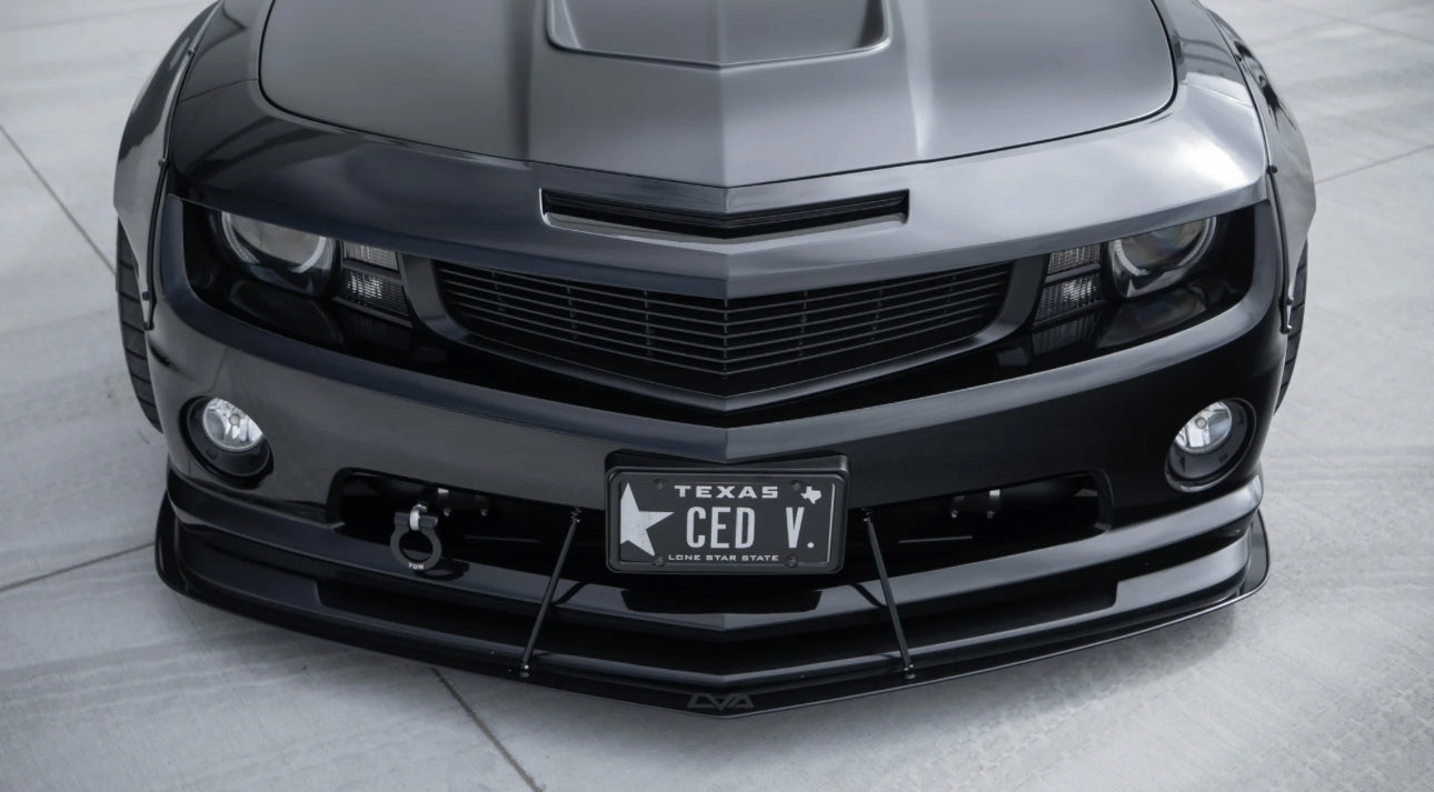 LVA 2010-2015 CHEVROLET CAMARO LIP-SPECIFIC V.2 STYLE FRONT SPLITTER