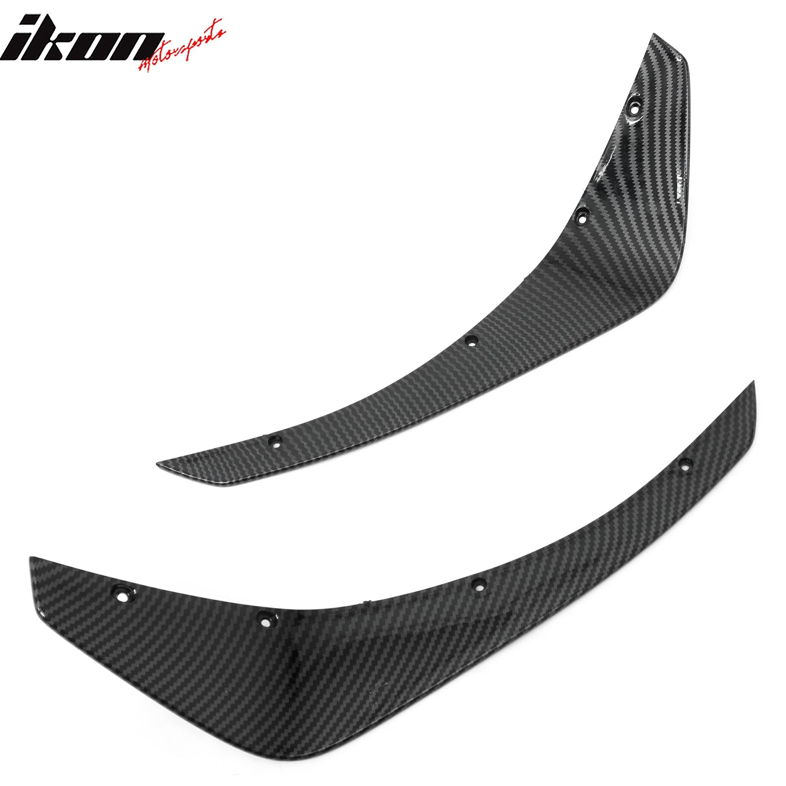 2024-2026 Ford Mustang Ecoboost IKON Style Front Bumper Canards