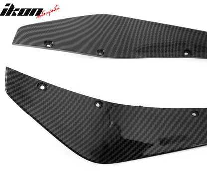 2024-2026 Ford Mustang Ecoboost IKON Style Front Bumper Canards