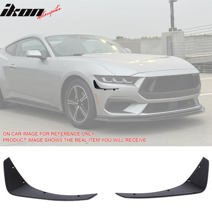 2024-2026 Ford Mustang Ecoboost IKON Style Front Bumper Canards