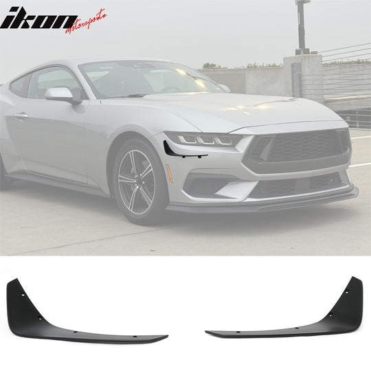 2024-2026 Ford Mustang Ecoboost IKON Style Front Bumper Canards