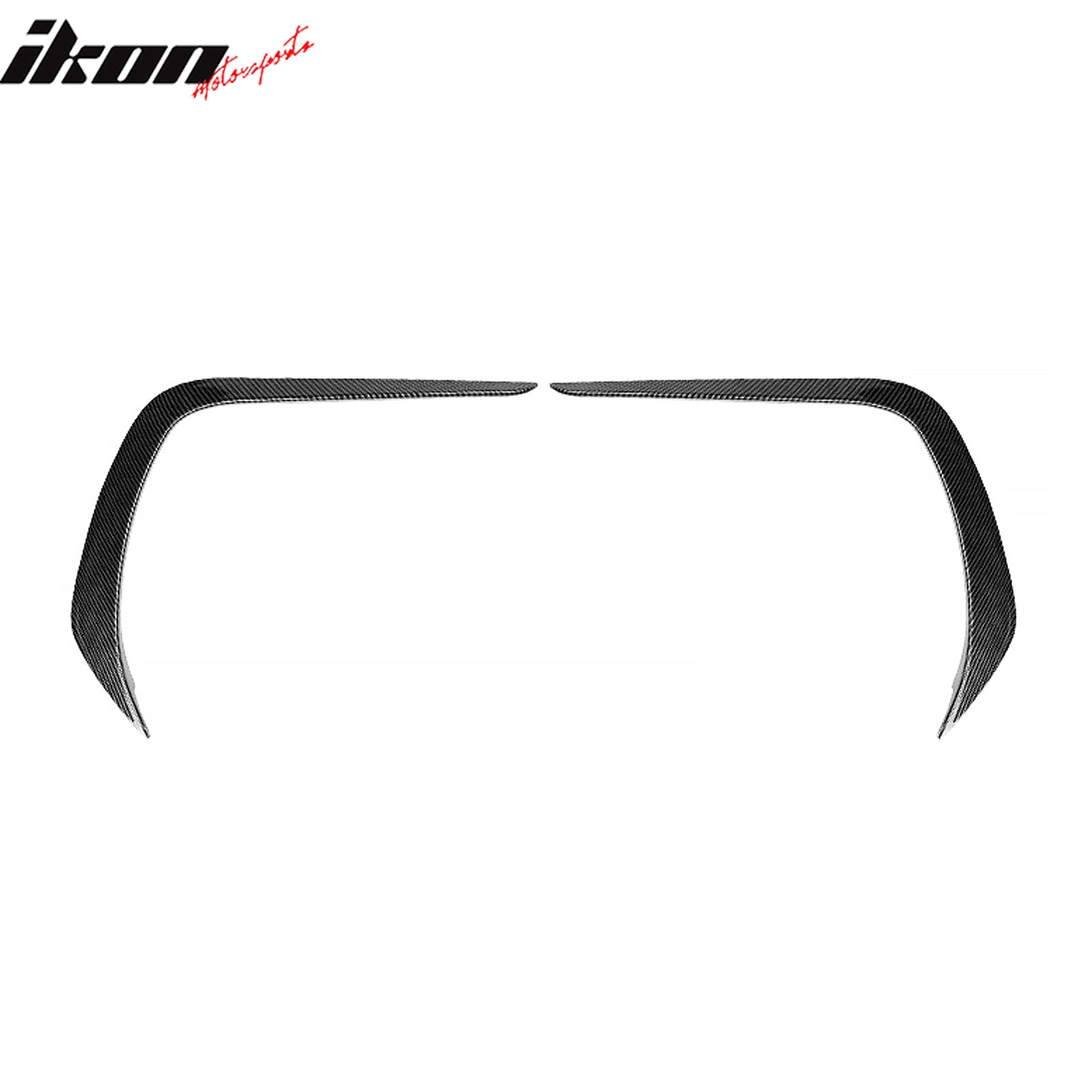 2022-2025 Subaru BRZ IKON Carbon Fiber Print Front Side Canards ABS