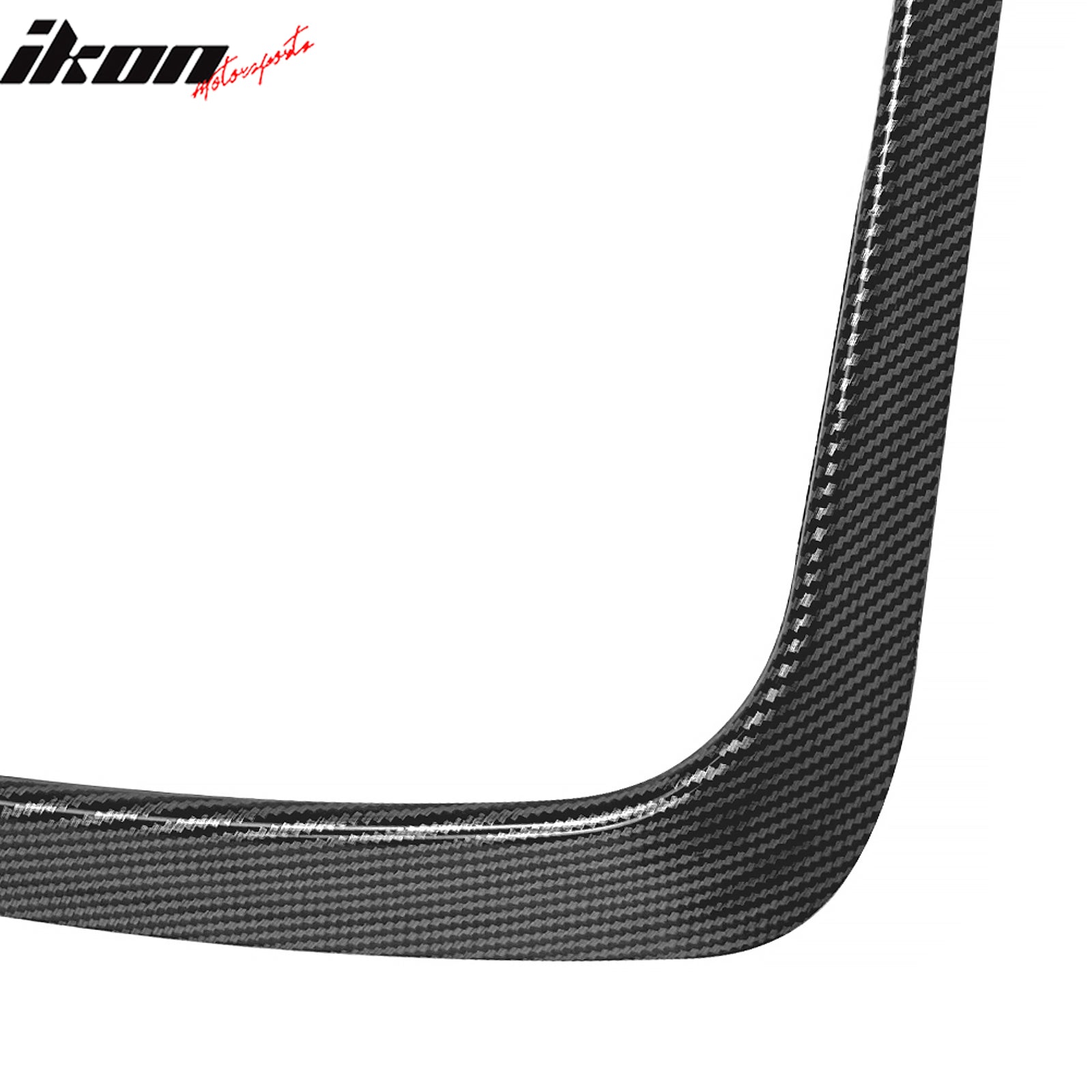 2015-2017 Subaru WRX STI IKON Carbon Fiber Print Front Side Canard ABS