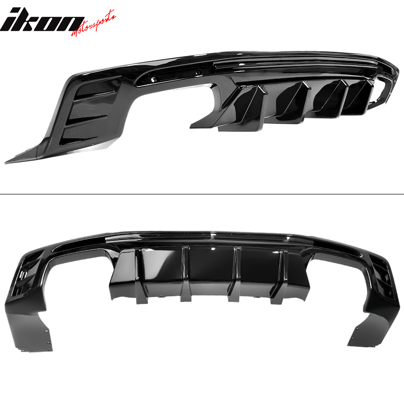 Rear Diffuser for 2016-2024 Chevy Camaro Rear Diffuser Ikon Style Lip Diffuser PP
