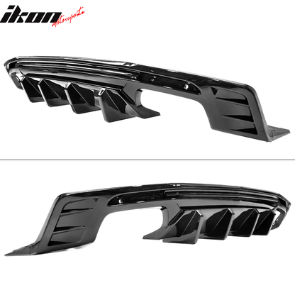 Rear Diffuser for 2016-2024 Chevy Camaro Rear Diffuser Ikon Style Lip Diffuser PP