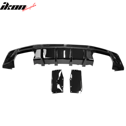 Rear Diffuser for 2016-2024 Chevy Camaro Rear Diffuser Ikon Style Lip Diffuser PP