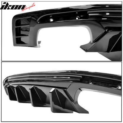 Rear Diffuser for 2016-2024 Chevy Camaro Rear Diffuser Ikon Style Lip Diffuser PP